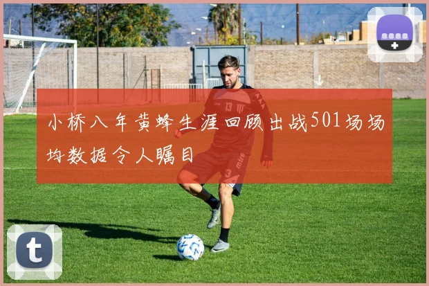 小桥八年黄蜂生涯回顾出战501场场均数据令人瞩目